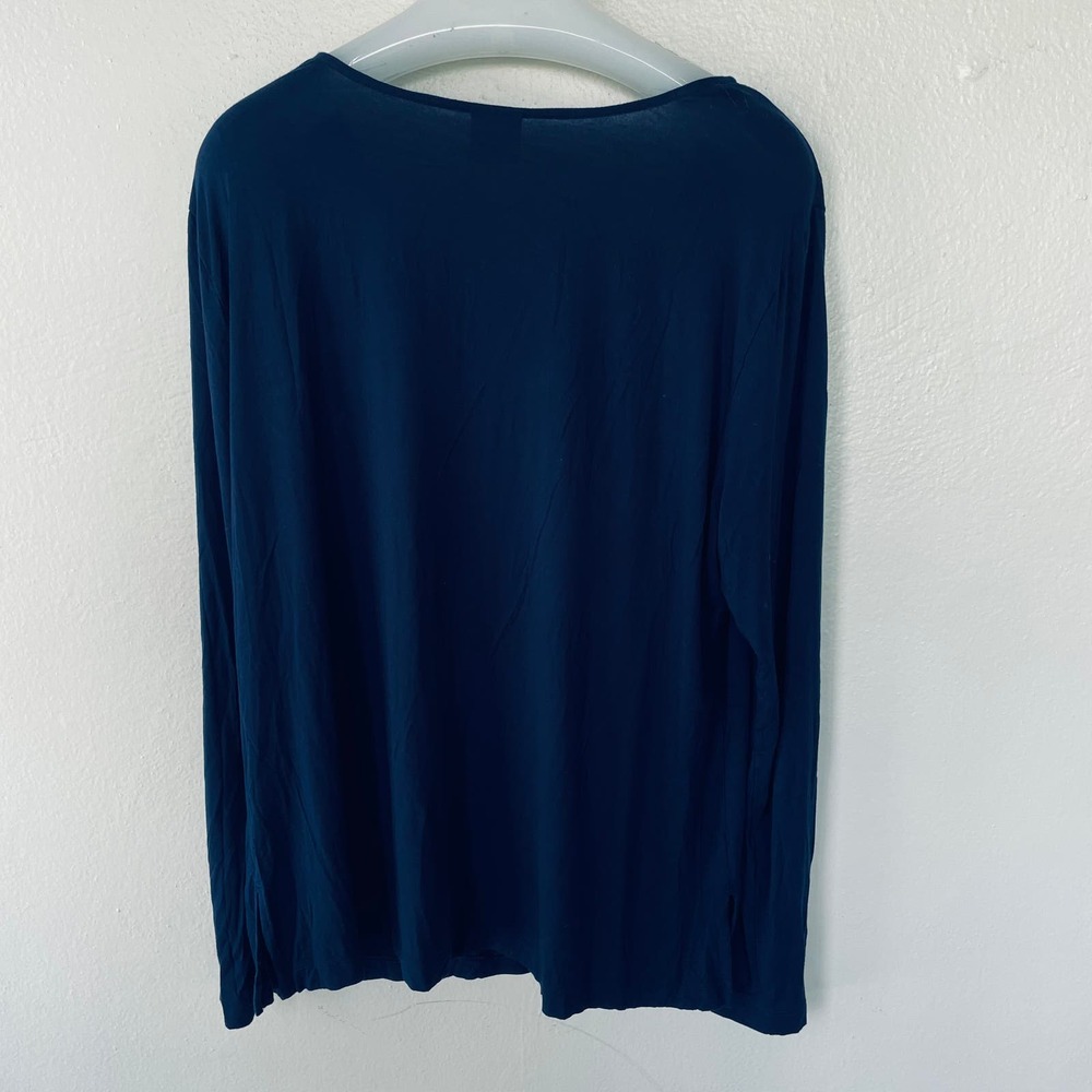 Soma Size XL SOFT V Neck Navy Top - Picture 6 of 10